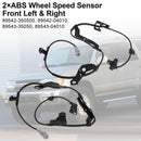 2 × czujnik prędkości koła ABS przedni lewy i prawy dla Toyota Tacoma 1998-2004 Generic