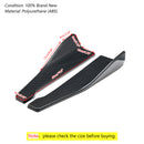 48cm Rock Spoiler Bak Leppe/Side Extension Rocker Splitter Winglet Wings Carbon Generic