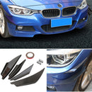 4 Stück Universal Car Front Bumper Flossen Body Splitter Spoiler Canards