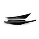 4 stk Universal Gloss Bk Bil Forkofanger Finner Body Splitter Spoiler Canards Generisk