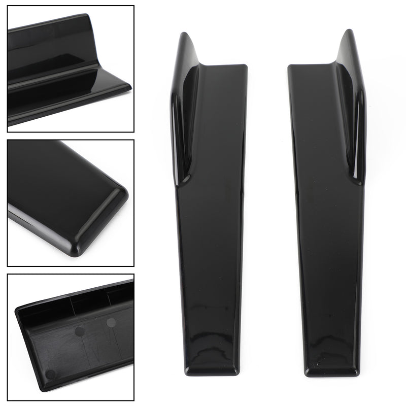 Paar 45 cm Auto glänzend schwarze Seitenschweller Rocker Splitter Diffusor Winglet Wings Generic