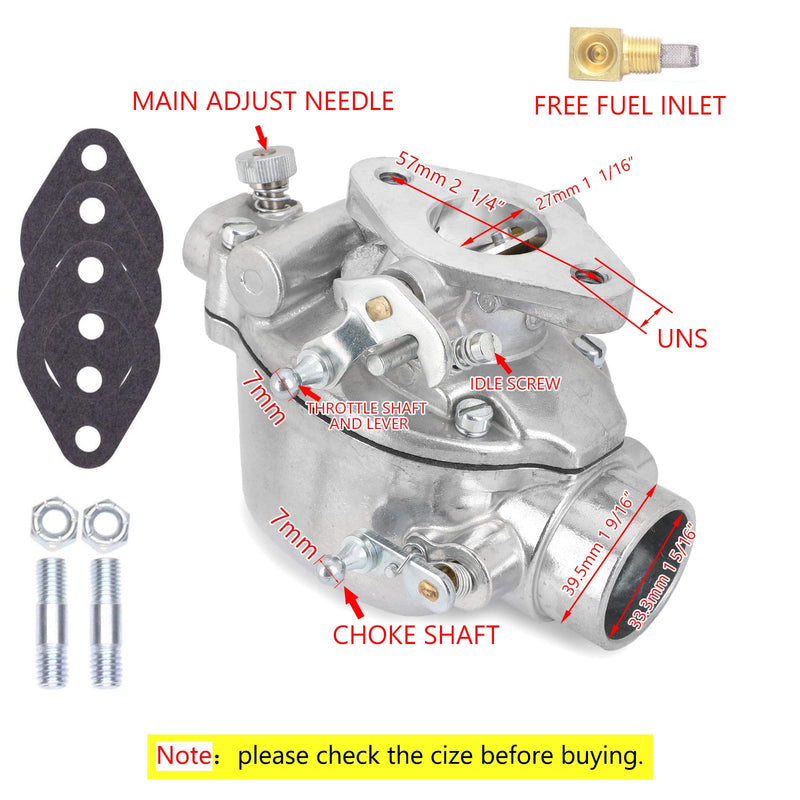 Forgasser for Ford Tractor 2n 8n 9n TSX33 8N9510C-HD NYTT for Marvel Schebler