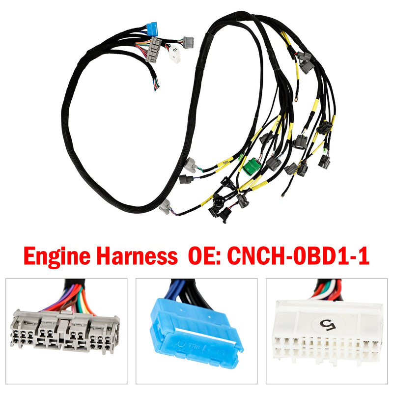 Arnés de cableado de motor oculto serie D&amp;B, económico, OBD1, para Civic Integra B16 B18 D16