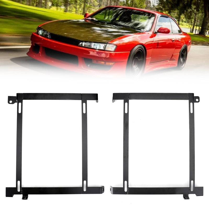 Para S13 S14 Nissan 240Sx Base de soporte de acero extensible para asiento de carreras/cubo de montaje bajo genérico