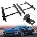 Pro 97-04 Corvette C5 2X Low Mount Závodní lopata Základna sedadla Tahová ocelová konzola Generic