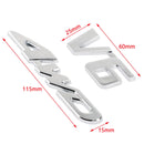 3D Chrome Metal 4WD takalokasuoja Embge Badge Tarra 4WD SUV V6 Generic