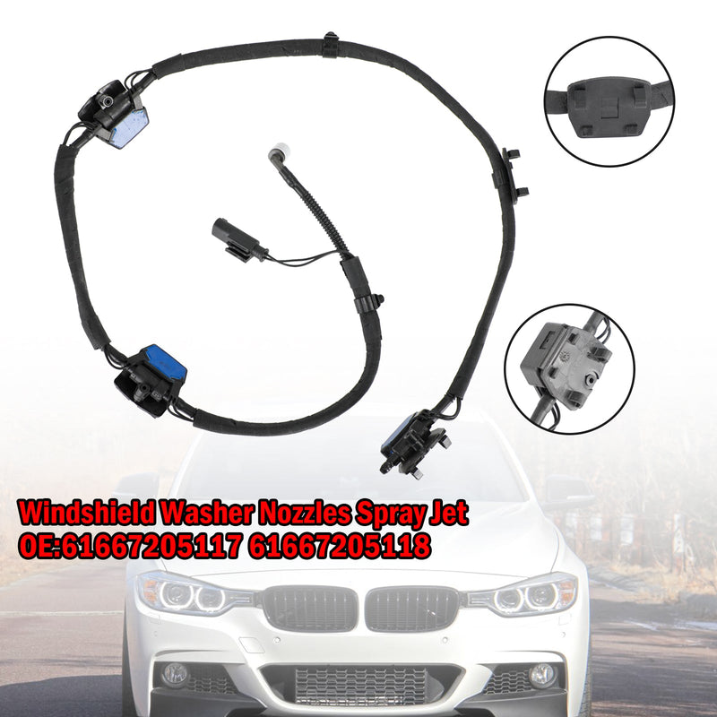 BMW F10 F11 F18 Scheibenwaschdüsen Sprühdüse für 61667205117 61667205118