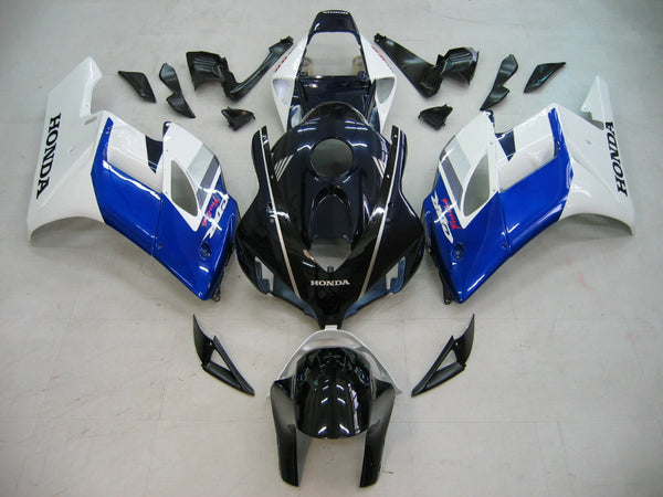 Carenagens 2004-2005 Honda CBR 1000 RR Branco Azul Preto CBR Racing Generic