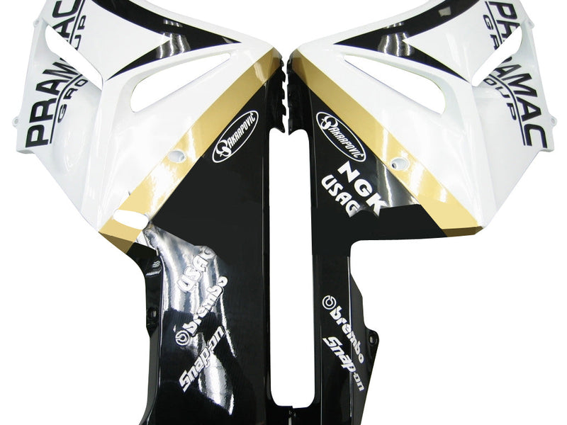 Carenagens 2004-2005 Honda CBR 1000 RR Branco Preto Honda Genérico