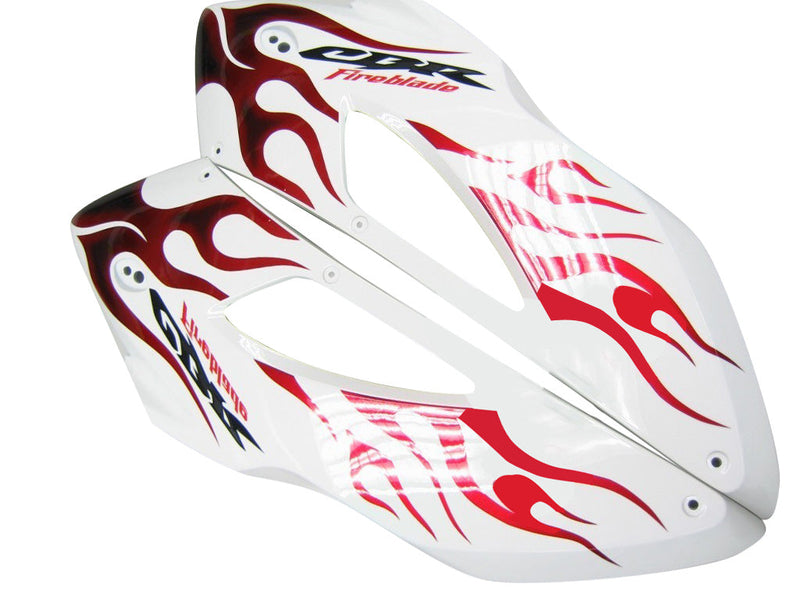 Verkleidungen 2004-2005 Honda CBR 1000 RR White &amp; Red Flame Shark Generic