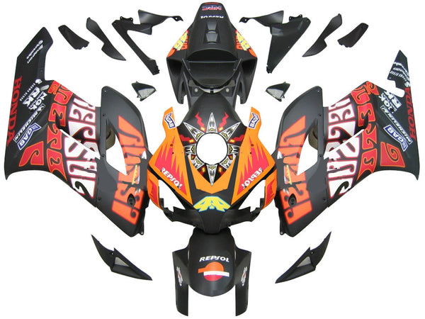 Fairings 2004-2005 Honda CBR 1000 RR Svart Orange Valentino Rossi Racing Generic