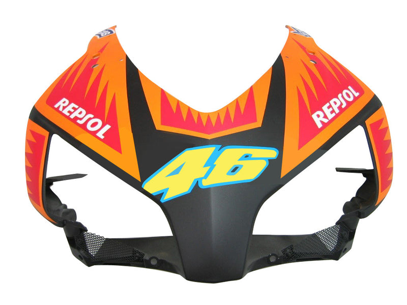 Owiewki 2004-2005 Honda CBR 1000 RR Czarny Pomarańczowy Valentino Rossi Generic