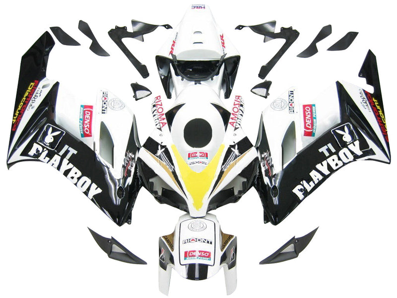 Verkleidungen 2004-2005 Honda CBR 1000 RR Schwarz Weiß Playboy Generic