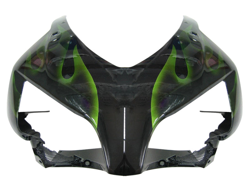 Owiewki 2004-2005 Honda CBR 1000 RR Black & Green Flame Racing Generic