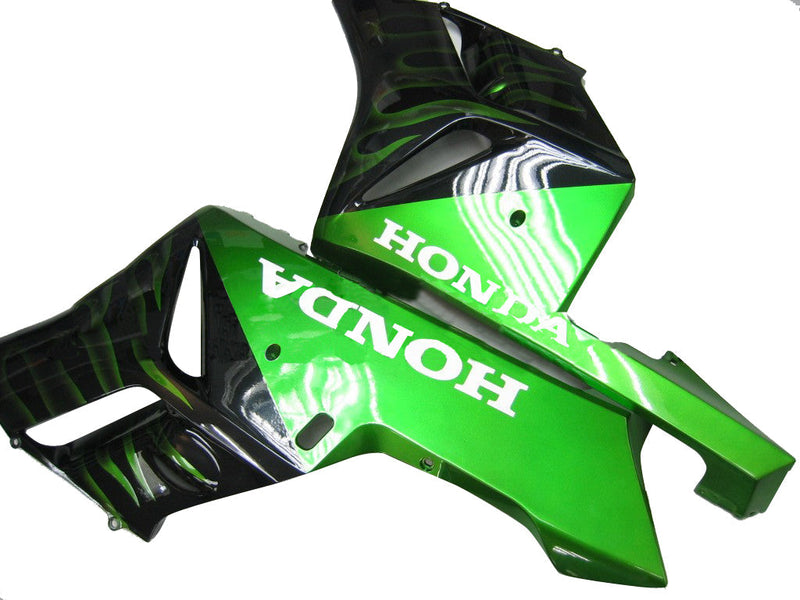 Carenagens 2004-2005 Honda CBR 1000 RR Preto e Verde Chama Genérica