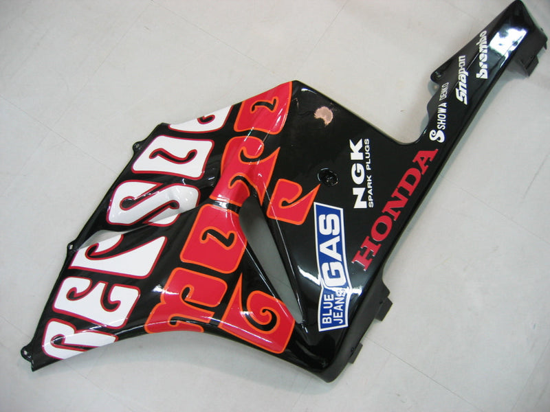 Fairings 2004-2005 Honda CBR 1000 RR Svart Grön Valentino Rossi Racing Generic