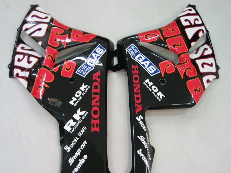 Fairings 2004-2005 Honda CBR 1000 RR Svart Grön Valentino Rossi Racing Generic