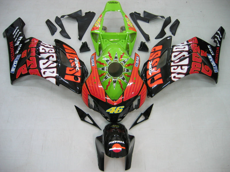 Kotelot 2004-2005 Honda CBR 1000 RR Musta Vihreä Valentino Rossi Generic