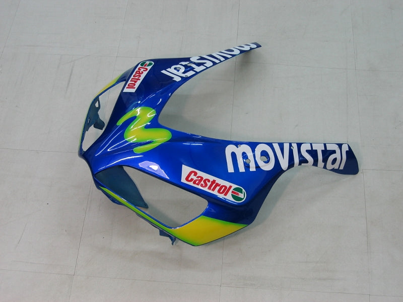 Fairings 2006-2007 Honda CBR 1000 RR Blå og Grønn Movistar Racing Generisk