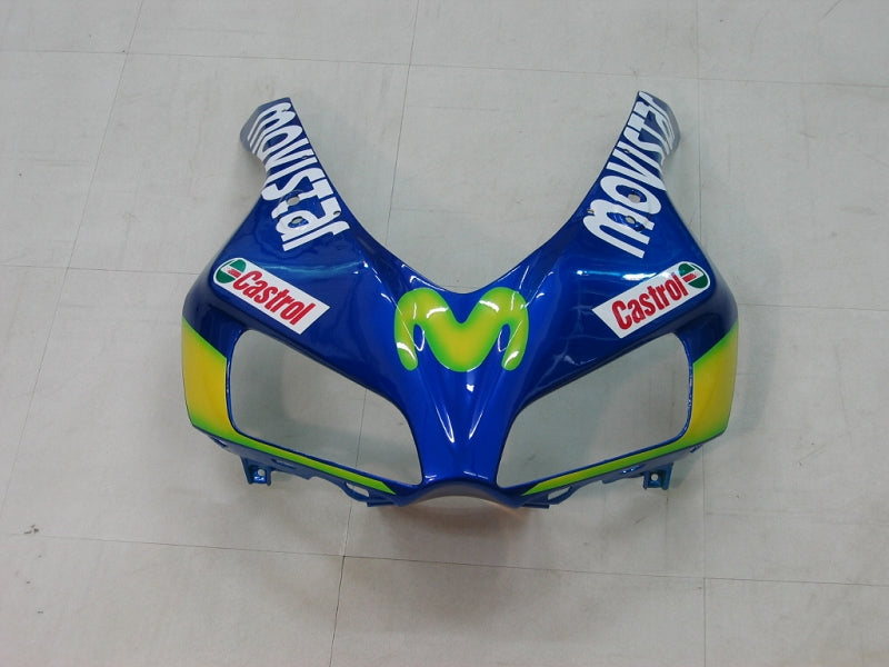 Fairings 2006-2007 Honda CBR 1000 RR Blå og Grønn Movistar Racing Generisk