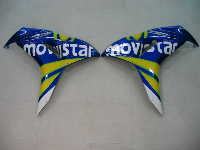 Fairings 2006-2007 Honda CBR 1000 RR Blå og Grønn Movistar Racing Generisk