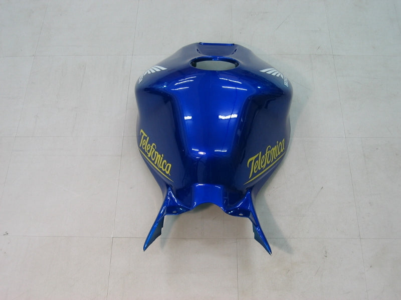 Fairings 2006-2007 Honda CBR 1000 RR Blå og Grønn Movistar Racing Generisk