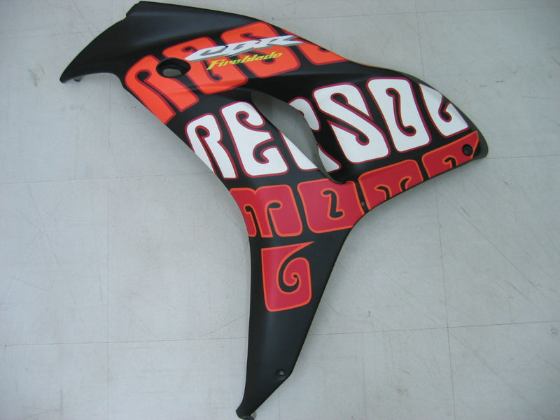 Fairings 2006-2007 Honda CBR 1000 RR Svart Gul Valentino Rossi Racing Generisk