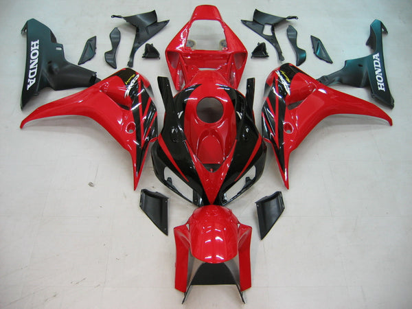 Fairings 2006-2007 Honda CBR 1000 RR Rød Svart CBR Racing Generisk