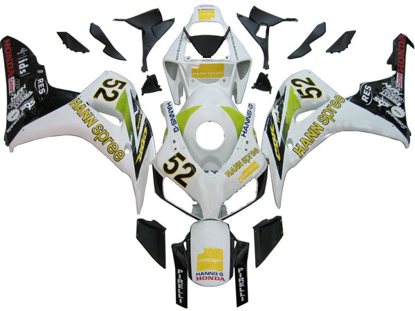 Carenados 2006-2007 Honda CBR 1000 RR Blanco No. 52 Hannspree Genérico