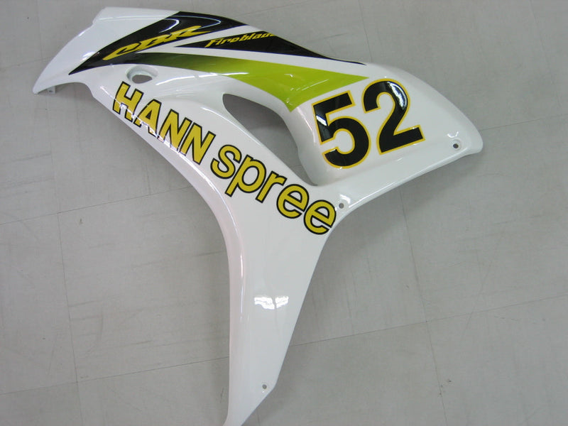 Carenados 2006-2007 Honda CBR 1000 RR Blanco No. 52 Hannspree Genérico