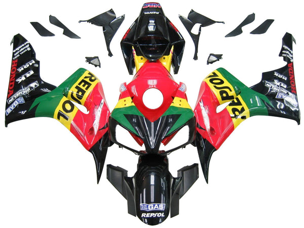 Carenagens 2006-2007 Honda CBR 1000 RR Vermelho Amarelo Verde CBR Genérico