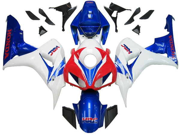 Owiewki 2006-2007 Honda CBR 1000 RR Czerwony Biały Niebieski HRC Racing Generic