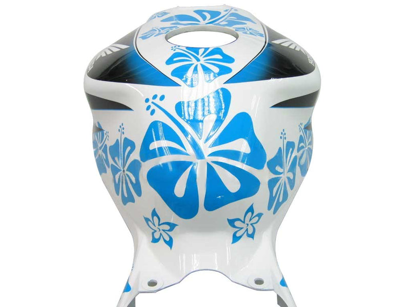 Verkleidungen 2006-2007 Honda CBR 1000 RR White &amp; Blue Floral Generic