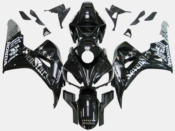 Verkleidungen 2006-2007 Honda CBR 1000 RR Black SevenStars Generic