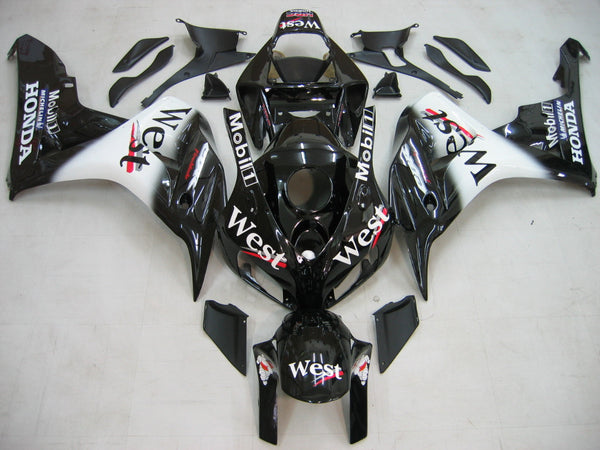 Fairings 2006-2007 Honda CBR 1000 RR Black West Generic