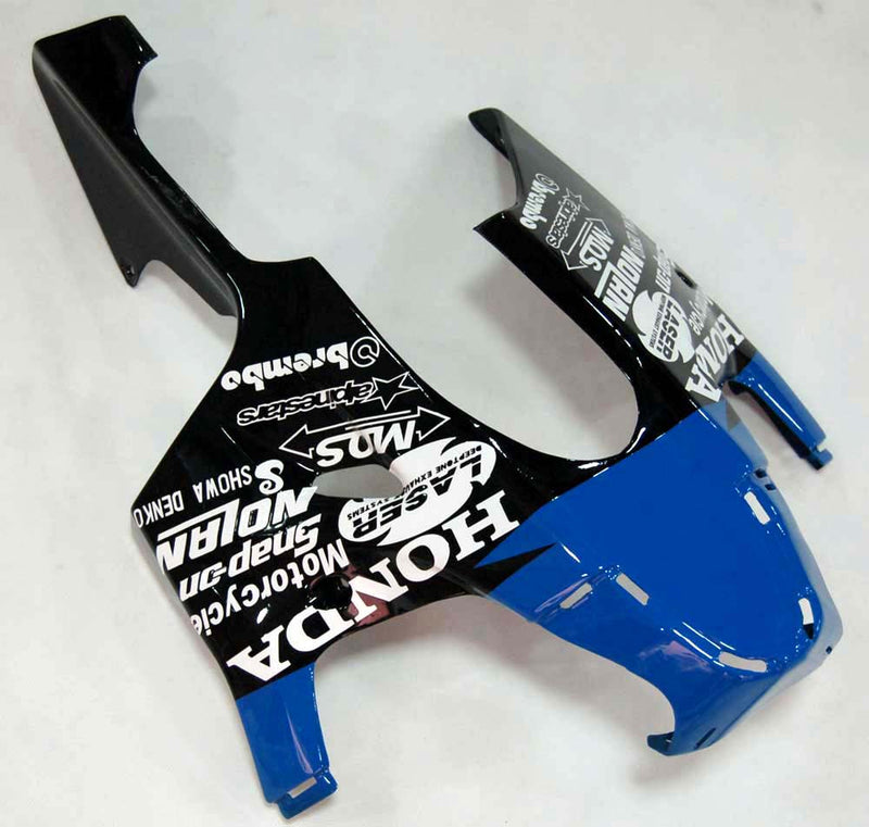 Fairings 2008-2011 Honda CBR 1000 RR White & Blue Black Flame Generic