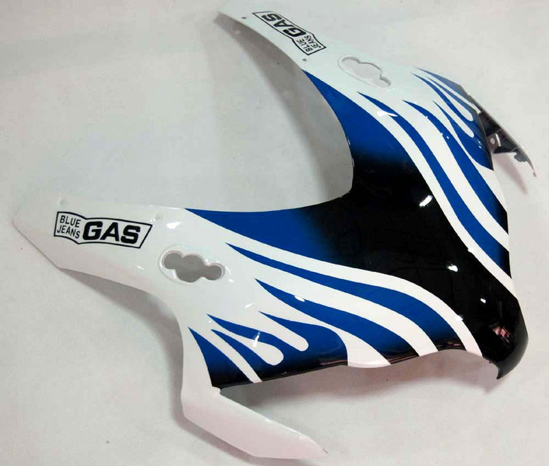 Carenados 2008-2011 Honda CBR 1000 RR Blanco y Azul Negro Llama Genérico