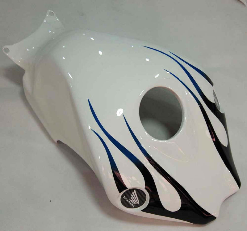 Carenados 2008-2011 Honda CBR 1000 RR Blanco y Azul Negro Llama Genérico