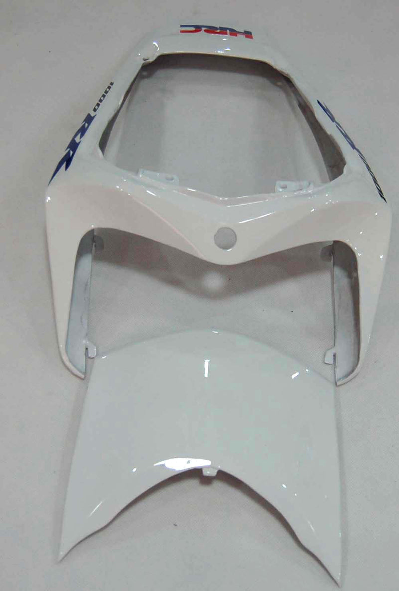 Carenados 2008-2011 Honda CBR 1000 RR Blanco y Azul Negro Llama Genérico