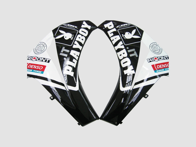 Fairings 2008-2011 Honda CBR 1000 RR Black White Playboy Racing Generic