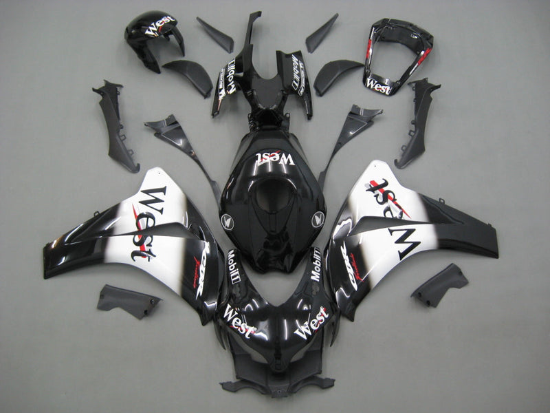 Carenados 2008-2011 Honda CBR 1000 RR Negro West Racing Genérico