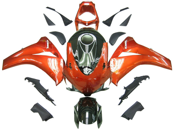 Carenados 2008-2011 Honda CBR 1000 RR Naranja Metálico y Negro Honda Racing Generic