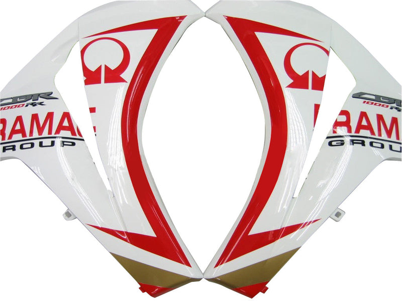 Carenados 2008-2011 Honda CBR 1000 RR blanco y rojo Pramac genérico