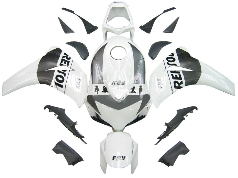 Fairings 2008-2011 Honda CBR 1000 RR White & Silver Repsol Generic