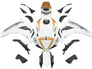 Fairings 2008-2011 Honda CBR 1000 RR White & Gold Sport-Evo Racing Generisk