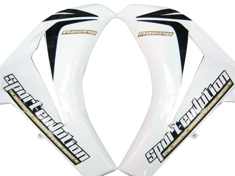 Fairings 2008-2011 Honda CBR 1000 RR White & Gold Sport-Evo Racing Generic