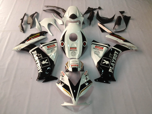 Fairings 2012-2016 Honda CBR1000RR Playboy Vit Svart Generic