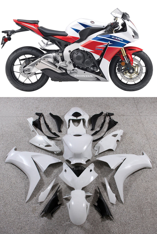 Owiewki 2012-2016 Honda CBR1000RR HRC Białe Srebrne Generic