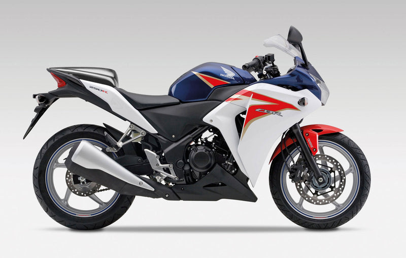 Fairings 2011-2015 Honda CBR250R HRC Hvit Rød Blå Generisk