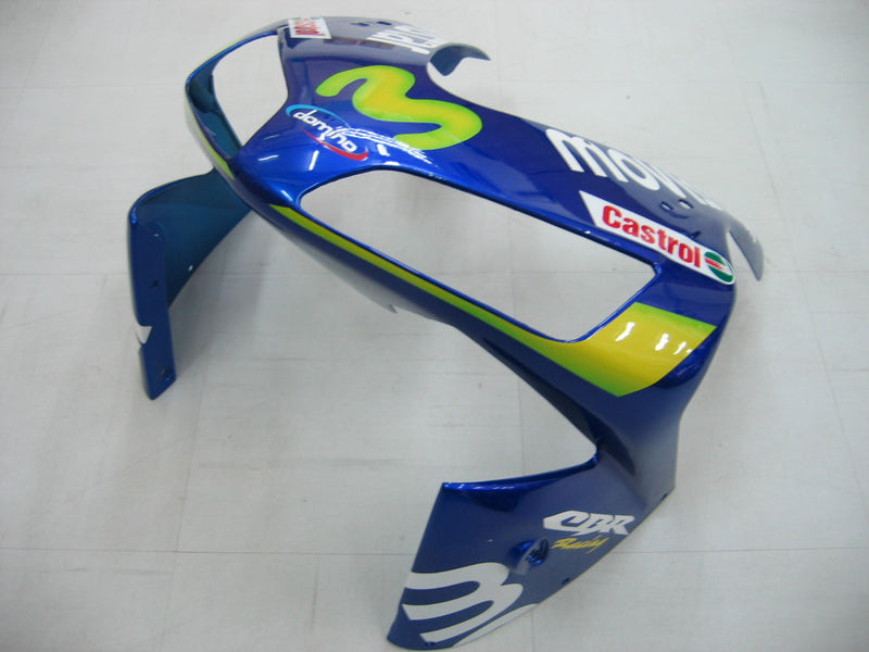 Fairings 2003-2004 Honda CBR 600 RR Blå og Grønn Movistar Racing Generisk